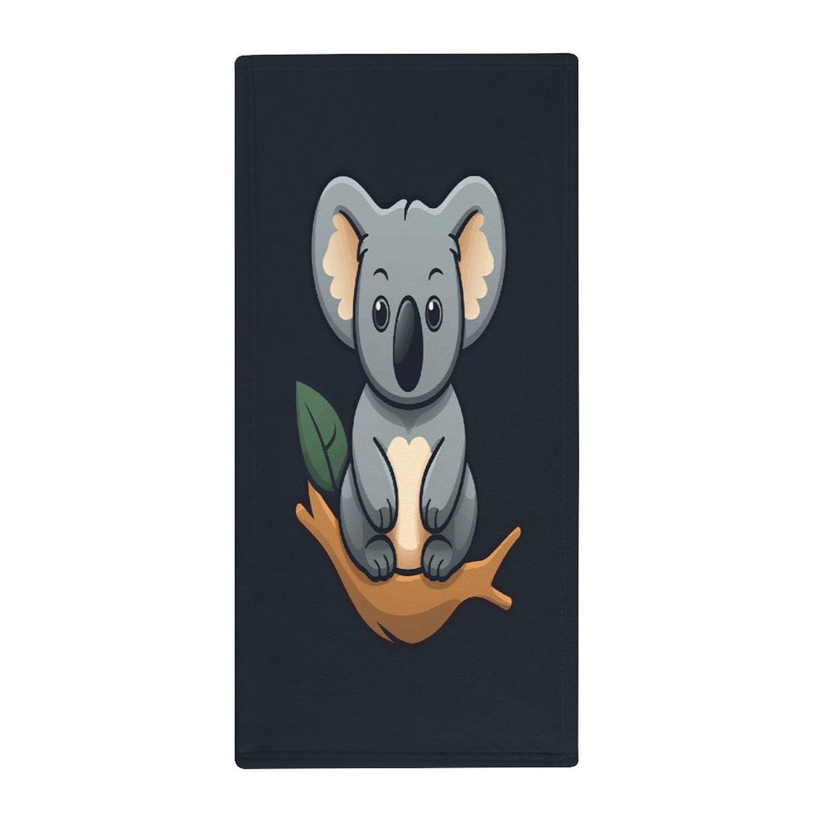 Fekiloot Style Koala In Tree Towels For Bathroom, Bath Towels 13.8 X 28.7 Inch, Hand Towel Multipurpose Use As Bath Fitness, Bathroom, Shower, Sports, Yoga Towel