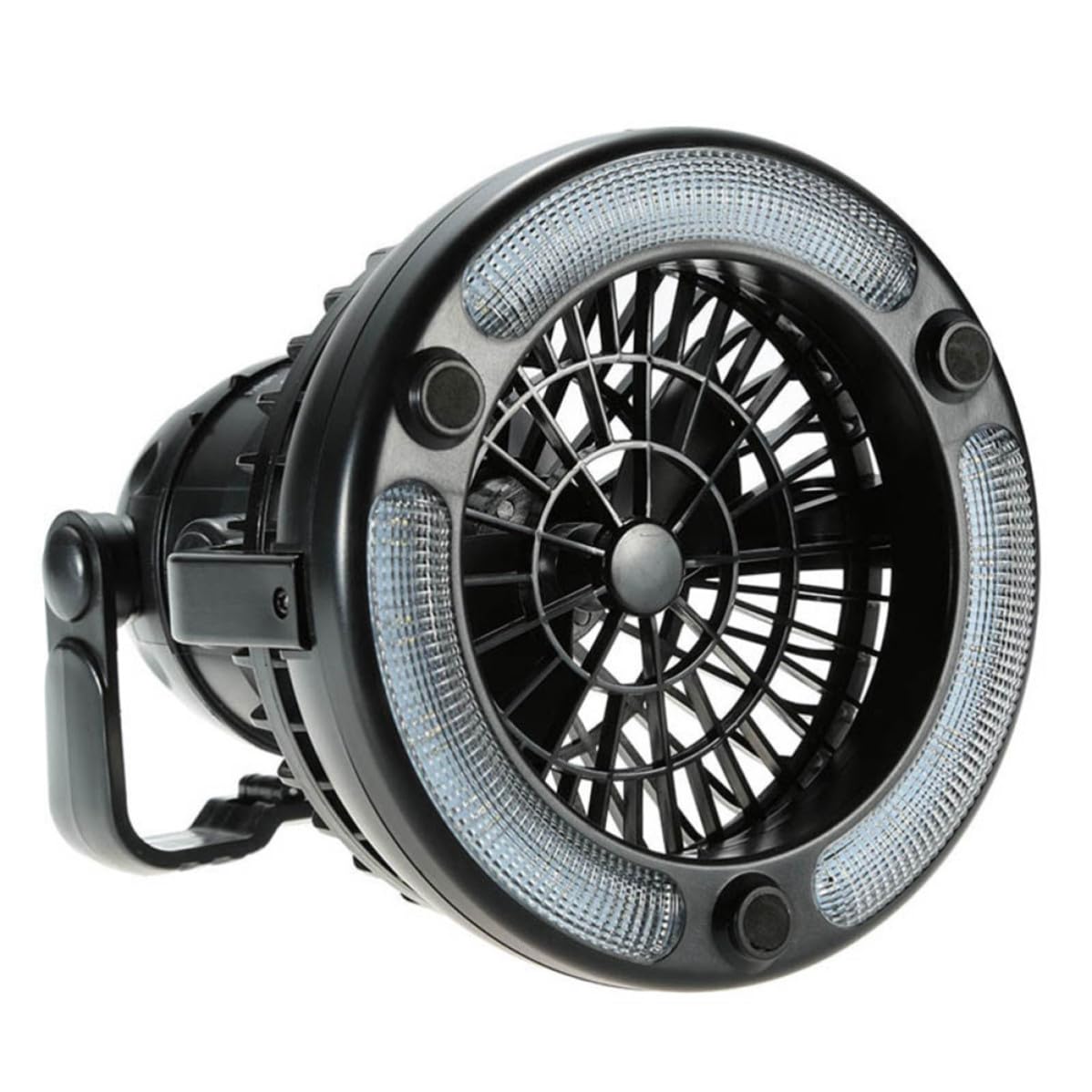 Ventilatore da Campeggio con Lanterna LED 2 , Lampada da Campeggio con Ventilatore e Gancio, Luce LED e Ventola Simultanee per Atmosfera e Escursioni Outdoor