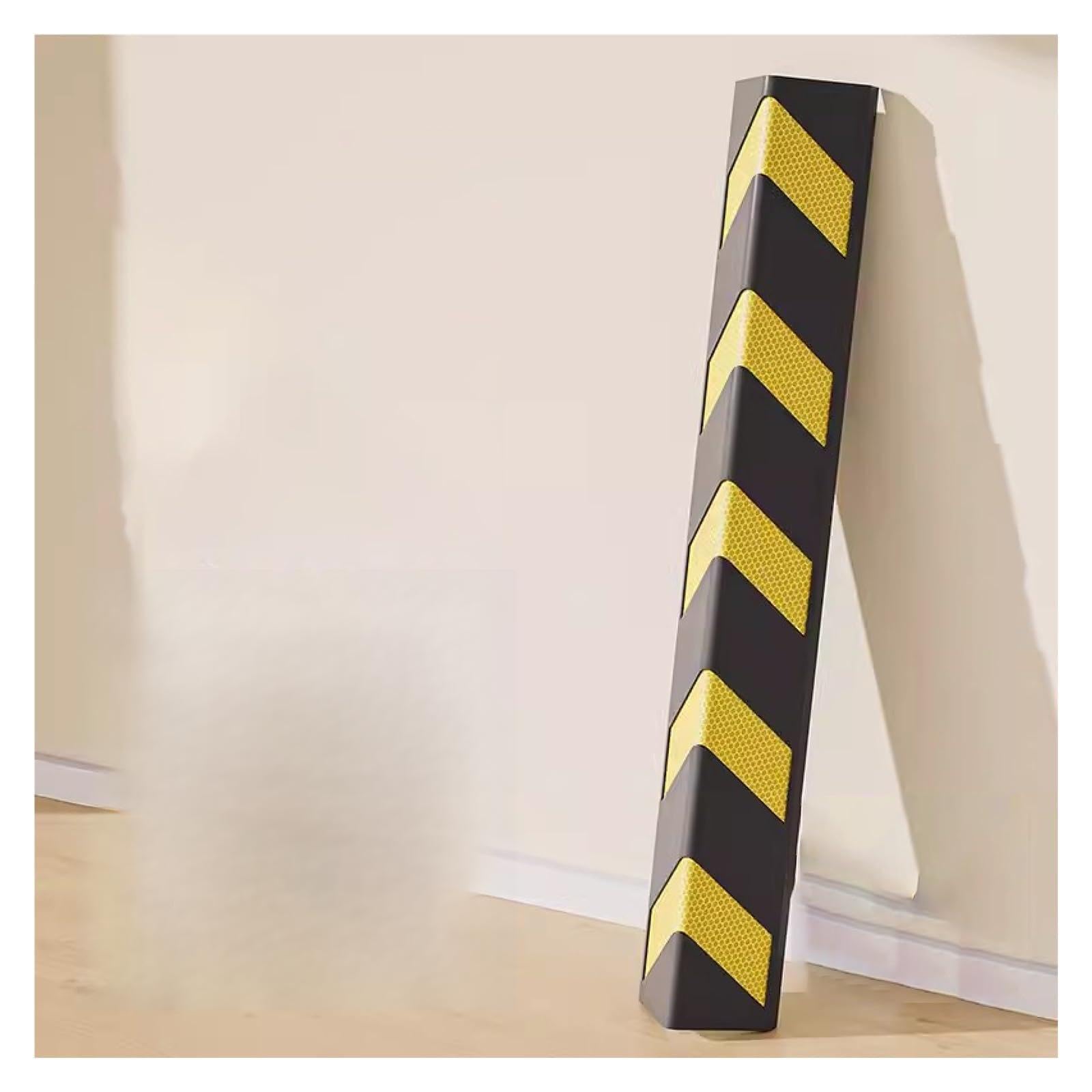 Protector Columnas Garaje Protector De Borde De Esquina De Pared De Garaje, 80x10x0,8 Cm Protector De Esquina De Pared De Goma Ajuste De Borde De Tira Reflectante For Pared En Forma De L Y Columna De