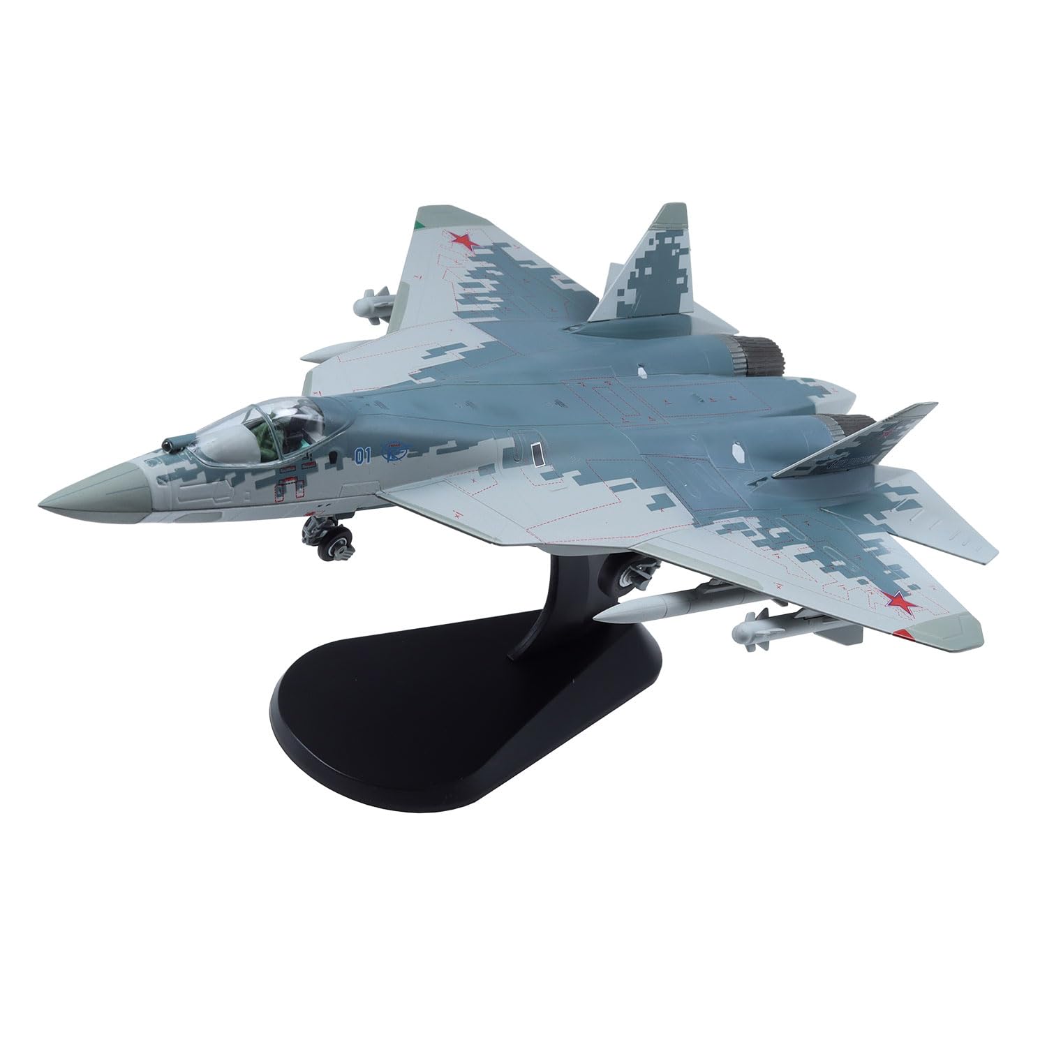 SU-57 Stealth Fighter Model 1/72 Alloy Aircraft Model Die Cast Airplane Model Aircraft
