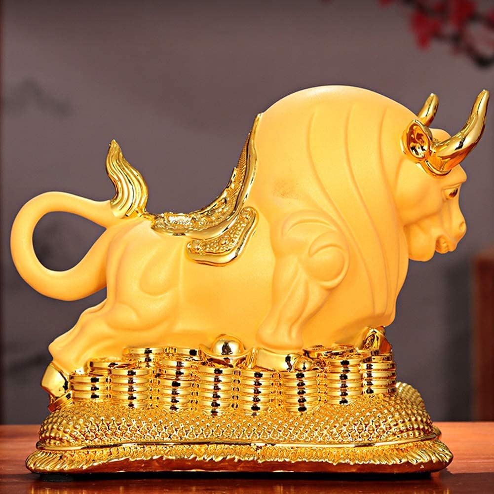 Amazon.co.jp: 彫刻の卓上像 Taurus Statuueの家の装飾の装飾品ブル