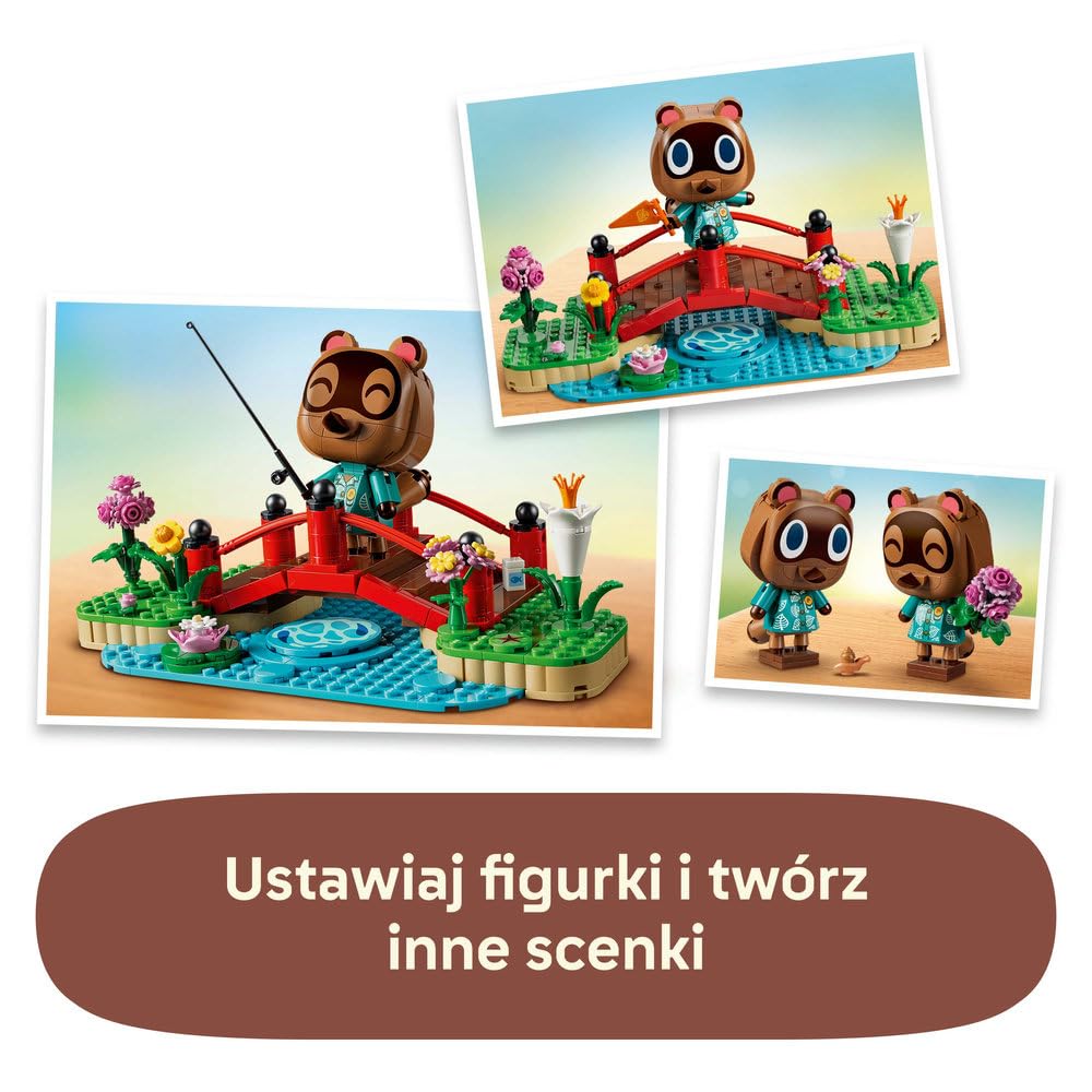 LEGO Animal Crossing Timmy i Tommy na spacerze 77059 | Zabawka gamingowa, zestaw kolekcjonerski, prezent dla fana gry 10+, klocki dla dziewczynek i chłopców, 513 elementów