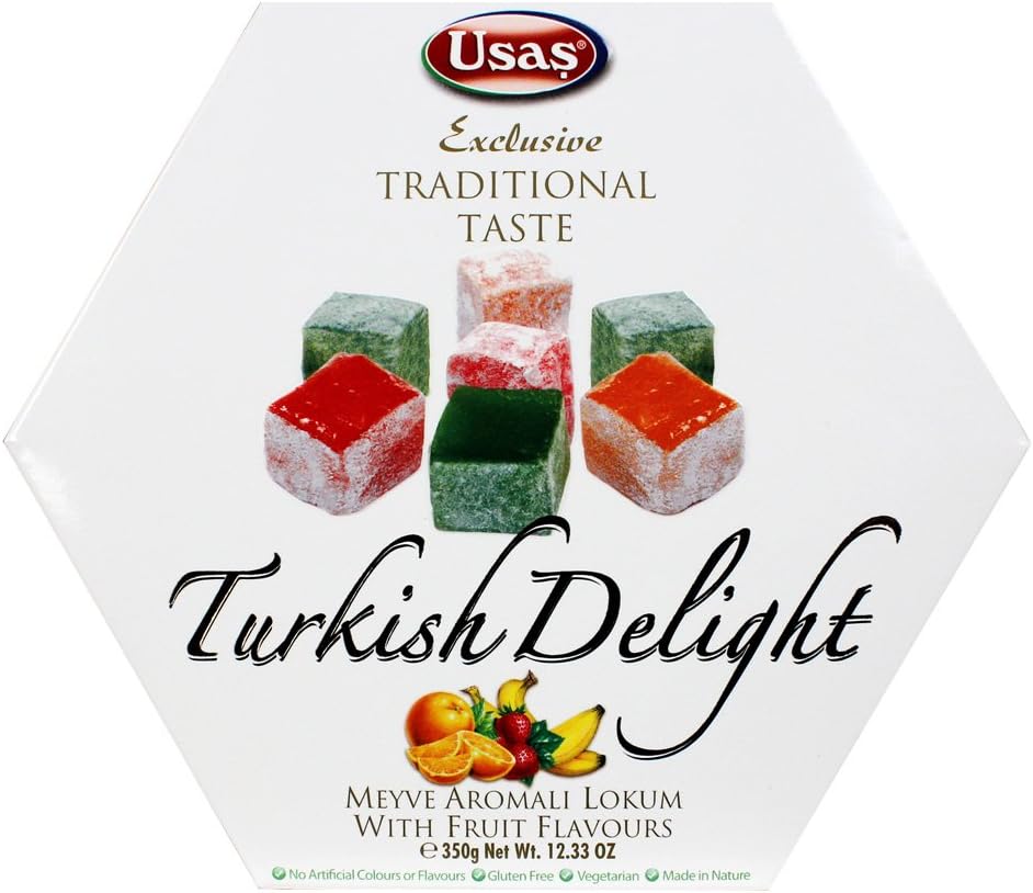 Usas Turkish Delight Mixed Fruit, 12.3 Ounce (Pack of 12)