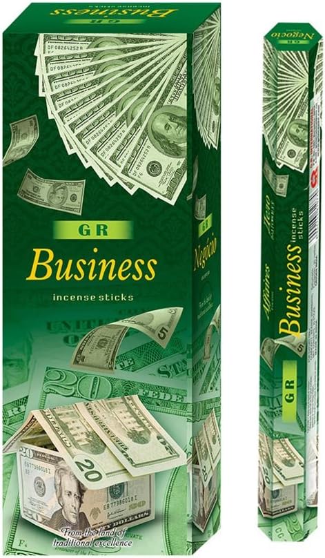 GR Business Incense Sticks Fragrance Aroma - Pack of 6 Boxes (120 Sticks )