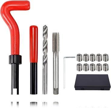 Thread Repair Kit, M14X1.5 15 Pcs X 1.5Mm Thread Repair Kit Repairing Tool, M14X1.5 For Auto Mechanical Repairing