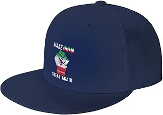 Make Iran Great Again Support Freedom Free Iran Democracy Baseball Cap Men Trucker Hats Golf Sun Hats for Men Black