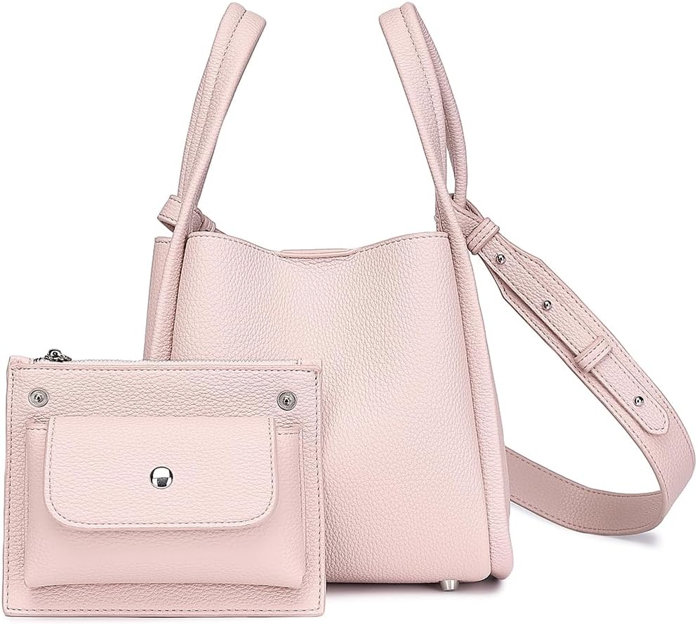 PU Leather Tote Bag Slouchy Handbag with Zipper Stylish for Women's - Image 9