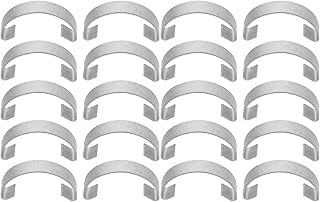 Balacoo 20pcs Cage Door Bird Cages for Cockatiels Steel Wire Hook Chicken Cage Clips Metal Coat Hanger Chicken Cage Fixed Hook Snap Hooks Steel Cage Clips Birdcage Blade Stainless Steel