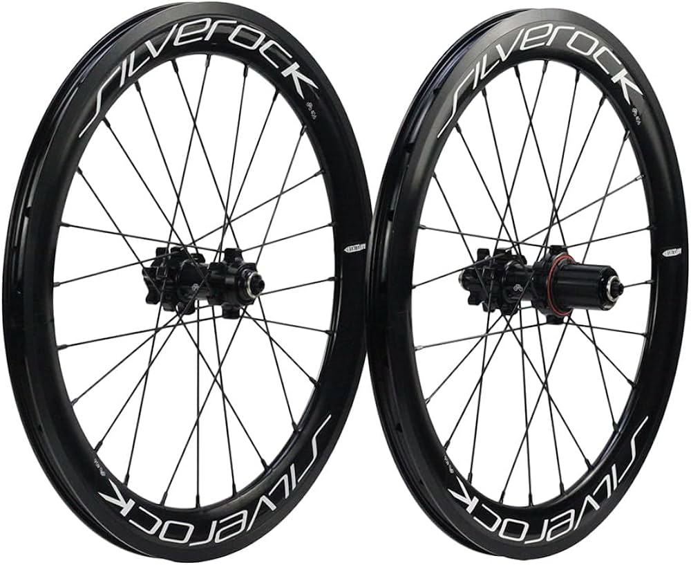 Silverock wheelset 20 inch 451,silver and Black SR40 HUB0009,74