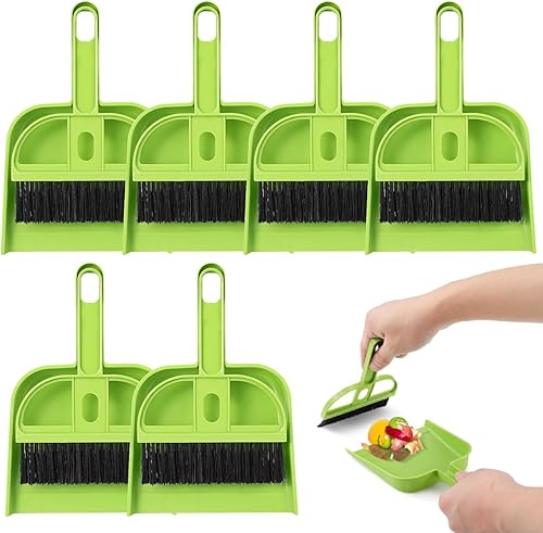 Healifty Juego de 18 recogedores, escoba y pala de mano, juego de recogedor de escoba y escoba y juego de cepillo