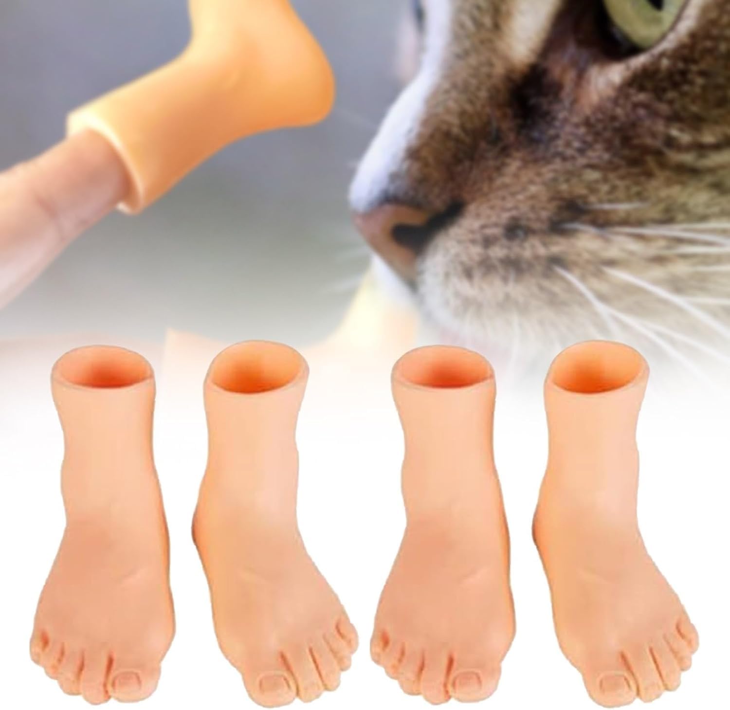 2 Pair Finger Feet Puppet Tiny Feet, Finger Shoes,Finger Puppets - Image 4