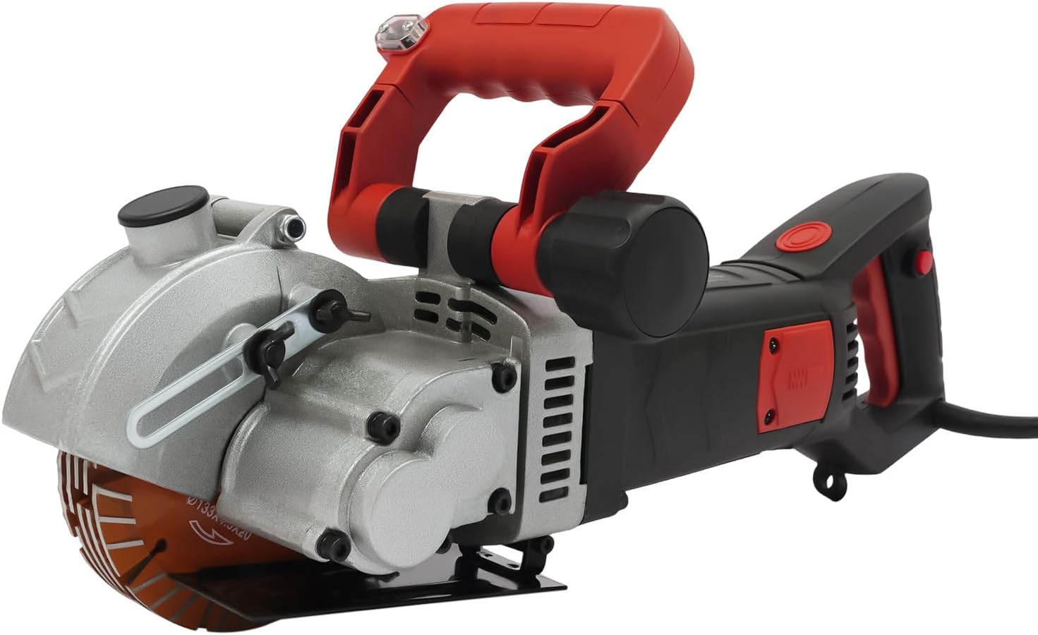 4800 W Wall Chaser Machine with Diamond Alloy Blades Adjustable Slot Electric Wall Cutting Machine Electric Slot Milling Machine Wall Chaser Concrete Cutter with Water Pump