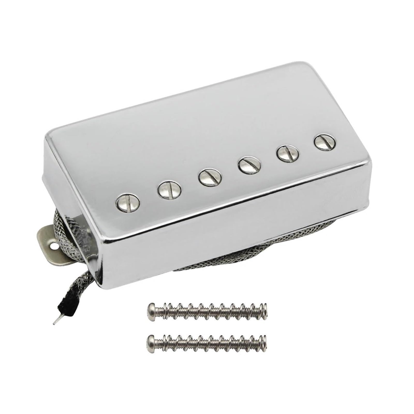 Pastillas Humbucker De Guitarra Eléctrica Alnico 5 Profesionales Acabado Cromado/bk O Dorado Disponible(Chrome Bridge)