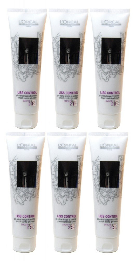 Loreal Liss Control 6 x 150 ml Tecni.art Glättende Styling-Creme Neue Serie