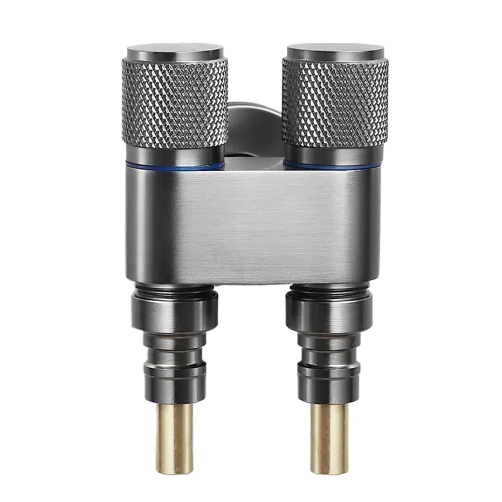 ZYCHSJXA Multi-Function Faucet Brass in Two Out Triangle Valve Angle Switch G1/2" Male Thread Stop(6)