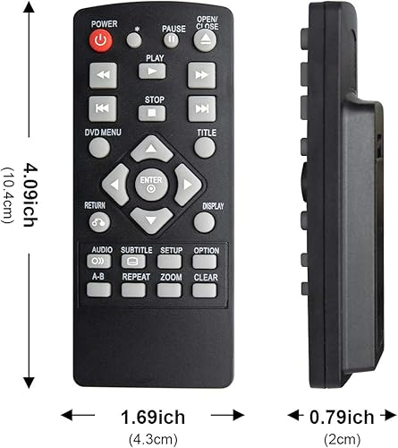 Miniatura 4 de Mando a distancia de repuesto para LG DP132 DP132NU reproductor de DVD, para todos los LG COV31736202 reproductor de DVD con soporte de control