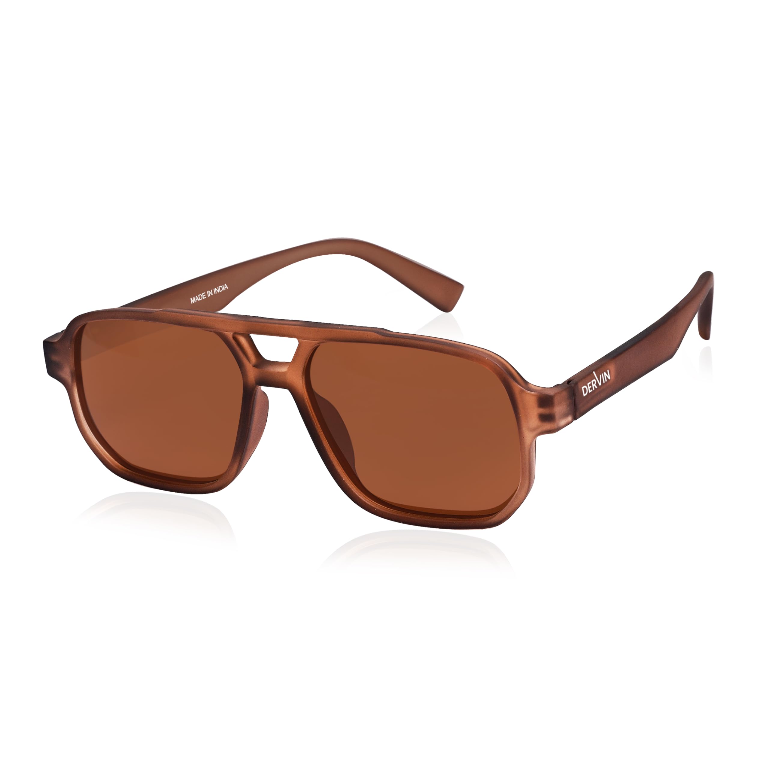 dervin UV Protected Square Polarized Sunglasses for Men & Women-picture-54