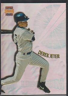 1997 Topps Stadium Club Derek Jeter Yankees Millennium Baseball Card #M1