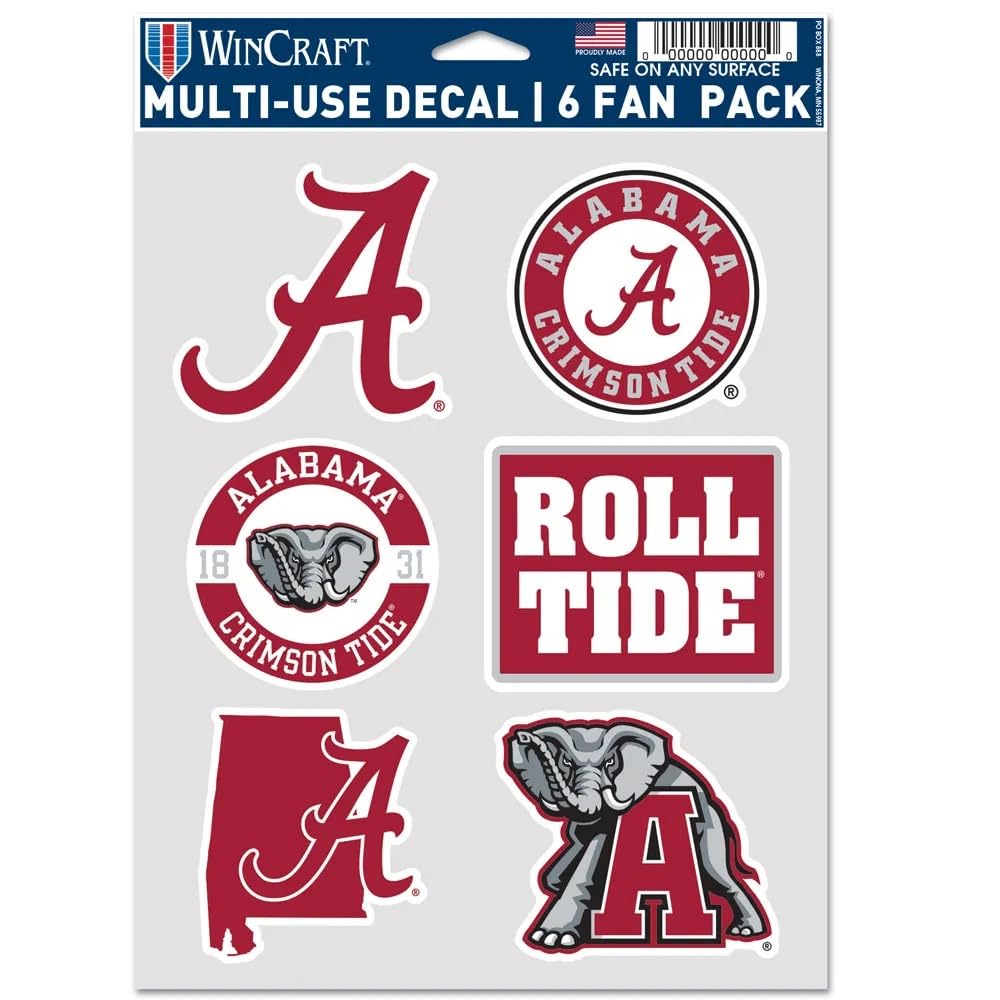 Alabama Crimson Tide lot de 6 ventilateurs fraîcheur portable