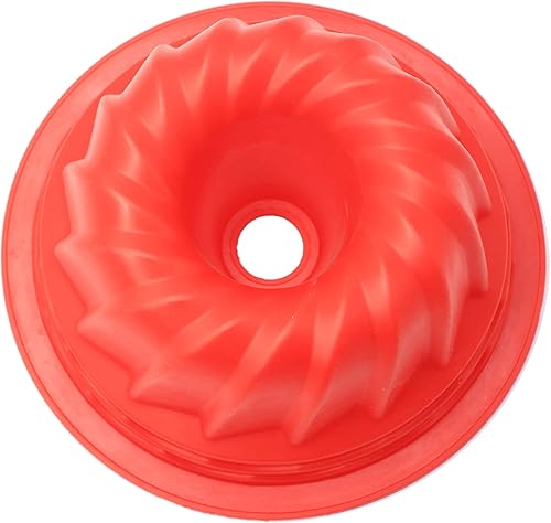 Miniatura 4 de X-Haibei Molde redondo estriado de 5 pulgadas para tartas  Molde de silicona pequeño para hornear, gelatina, pudín, chocolate y fabricación de jabón