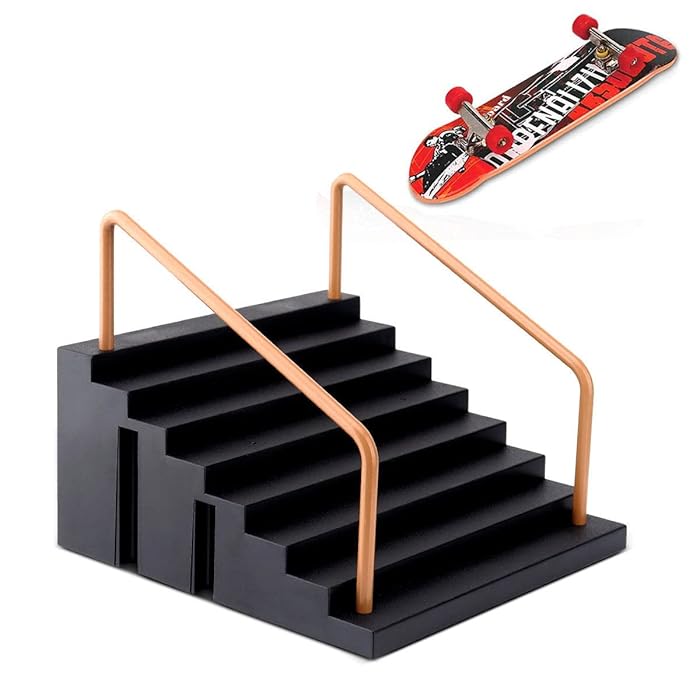 Buy KETIEE Fingerboard Ramps, Finger Skateboard Ramp Set Finger Skatepark Kit with Rail