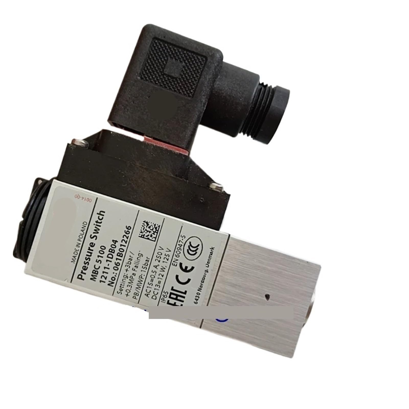 Pressostat MBC5100 061B002966 pour la gestion de l'eau en usine