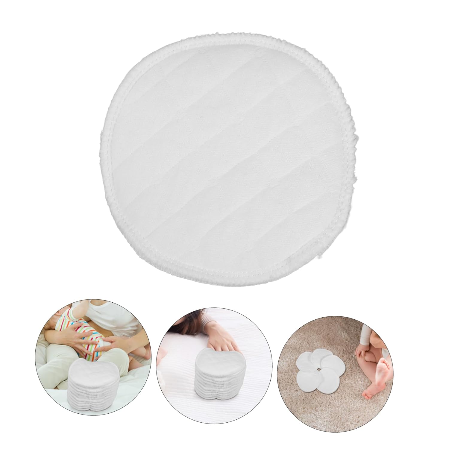 10pcs Breastfeeding Nipple Pads Reusable Washable Maternity Pads Soft Cotton Nursing Supplies