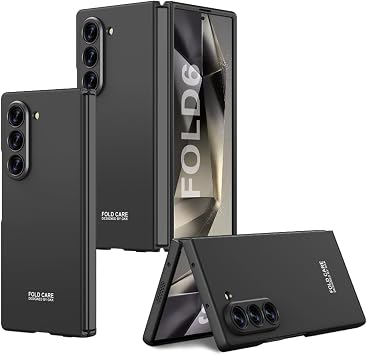 Ultra-Thin Shockproof Matte Anti-fall Case Cover for Samsung Galaxy Z Fold 6 Black