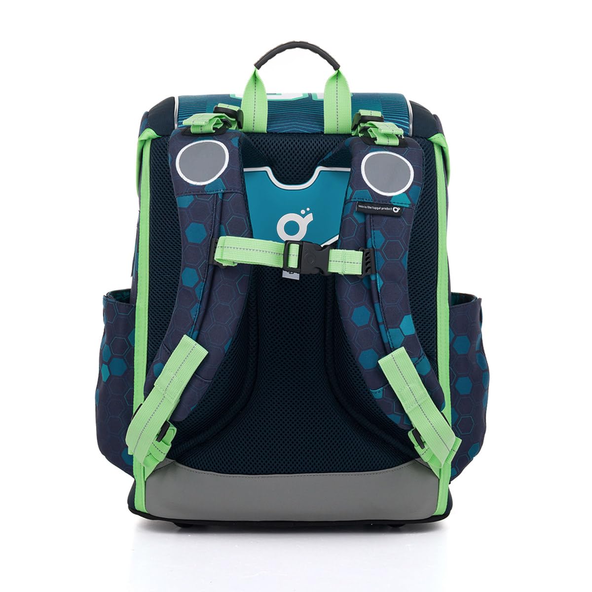 Schulranzen für Jungen ab 1. Klasse Kinder Schultasche Erstklässler Ergonomisch Schulrucksack für Erste Klasse Grundschule Ranzen Tornister mit Reflektoren 22L Stauraum Standfest Blau (Fußball)