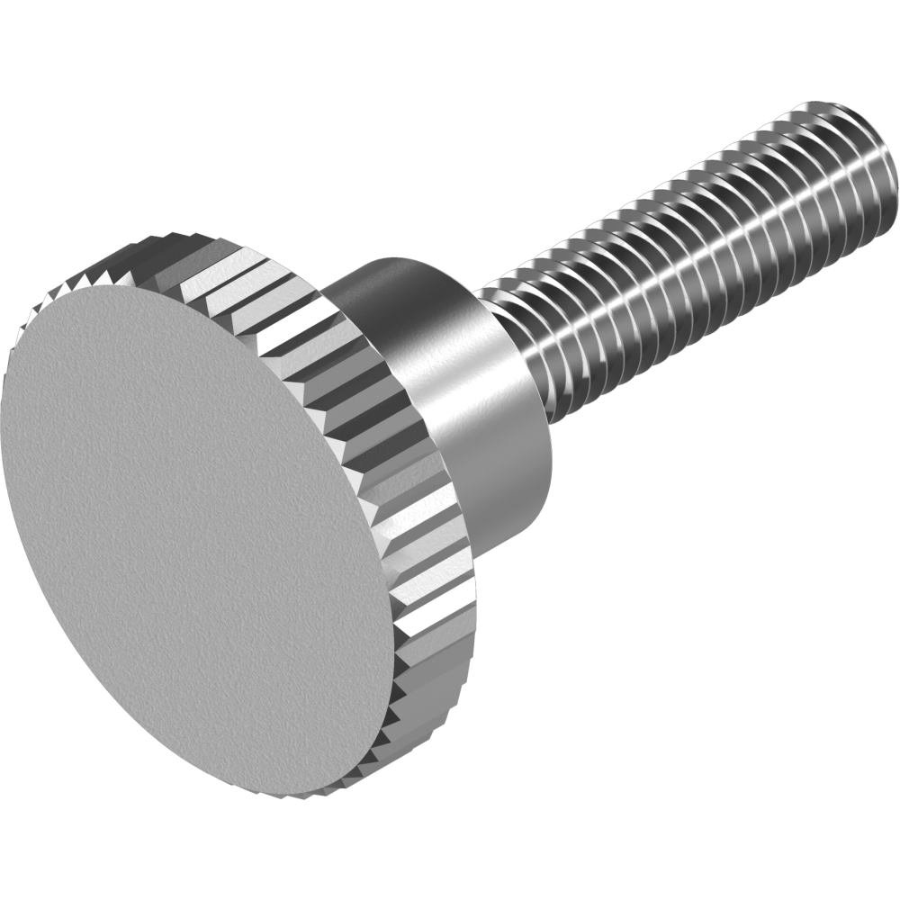 25 pezzi alta zigrinata Viti DIN 464 – Acciaio Inossidabile A1 M 6 X 8