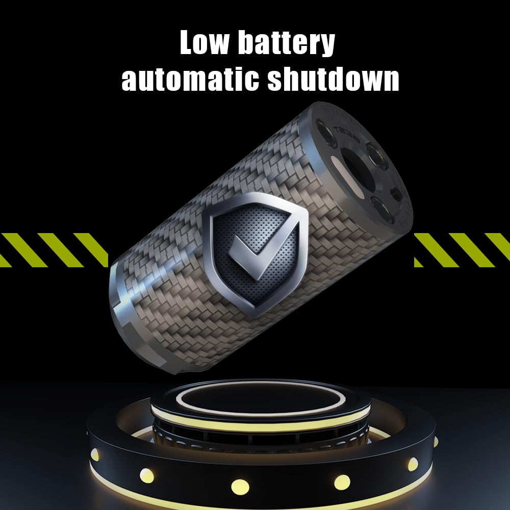 Airsoft Tracer Glow in The Dark, Traceur Tactique Spitfire pour Airsoft/Gel Blaster avec Interface Filetée de 14 mm CCW