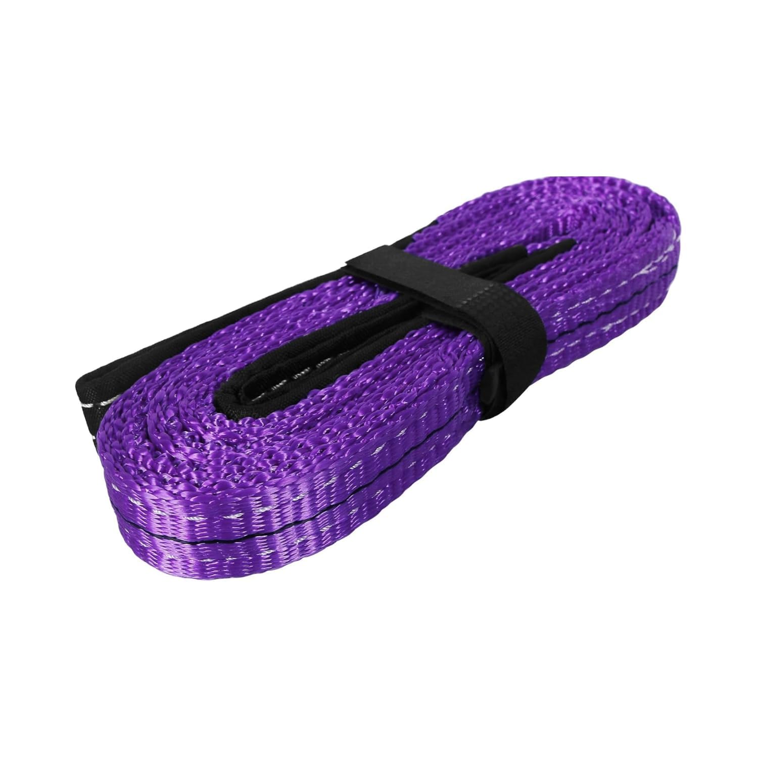 Webbing Sling Lifting Belt 1 Ton 25mm Heavy Duty Polyester Cargo Lifting Sling with 5:1 Safety Factor for Material Handling, Construction & Warehouse Use - Violet (Pack of 1, 1 MTR)-image-47