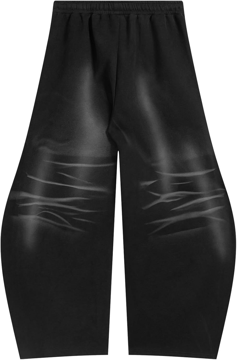 Aelfric Eden Baggy Barrel Sweatpants Womens Washed Wide Leg Sweatpants Drawstring Casual Comfy Lounge Pants - Image 2