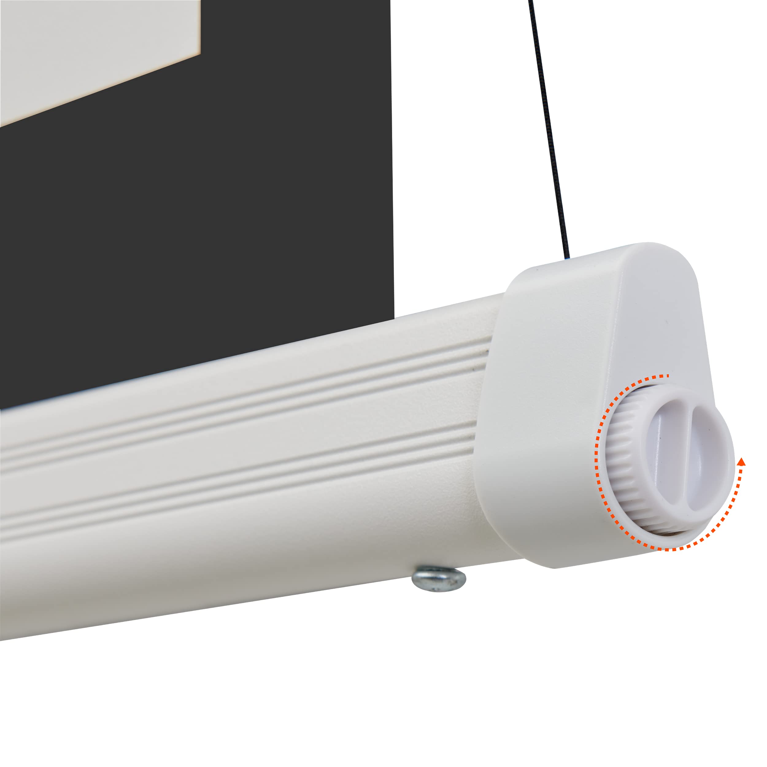 celexon HomeCinema Écran de Projection motorisé tensionné 80" | 180x102 cm 16:9| Écran électrique 4K, Full-HD pour vidéoprojecteur | Surface Plane avec système de Tension | Montage Mural/Plafond