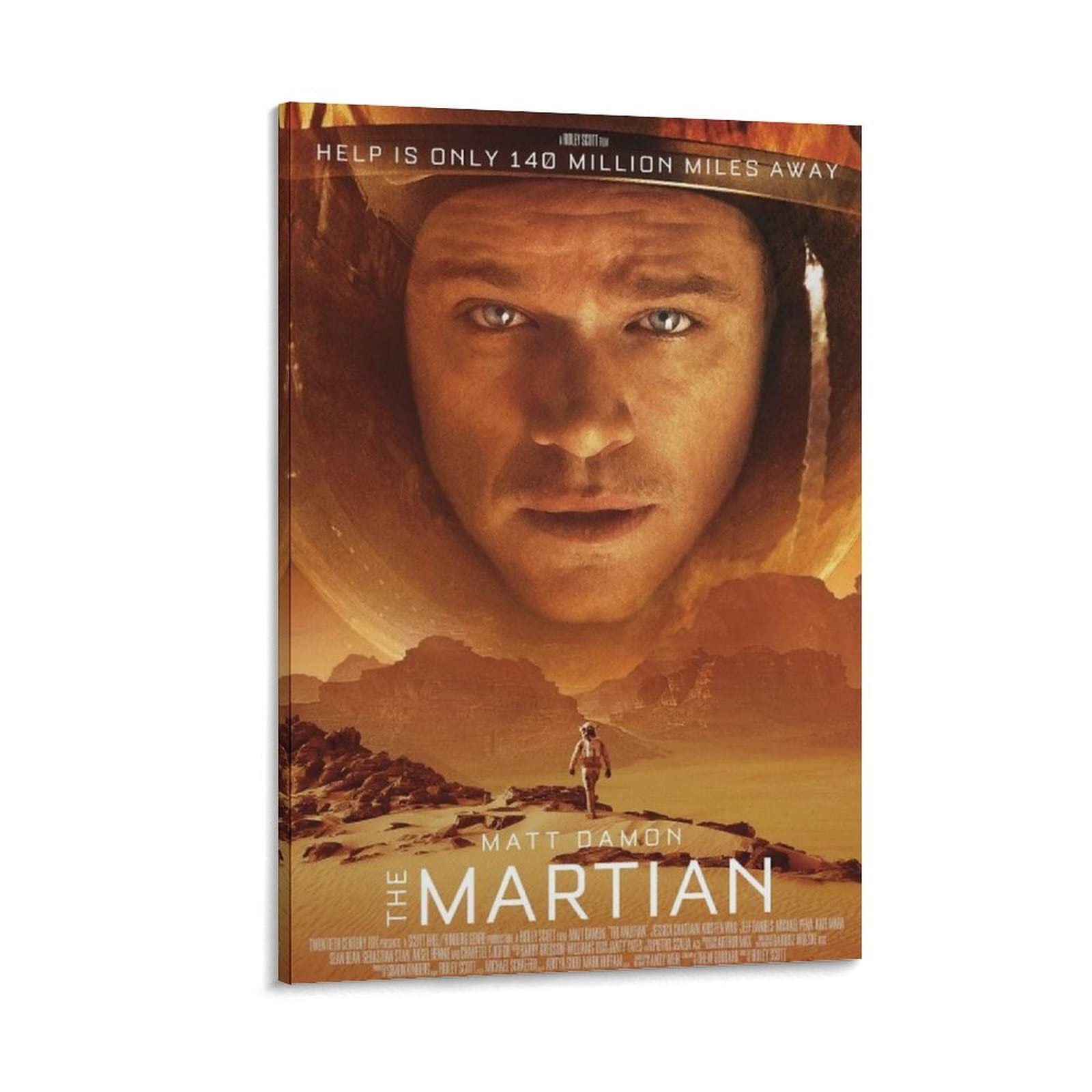 Póster de película de ciencia ficción de The Martian y arte de pared, póster moderno de 60 x 90 cm