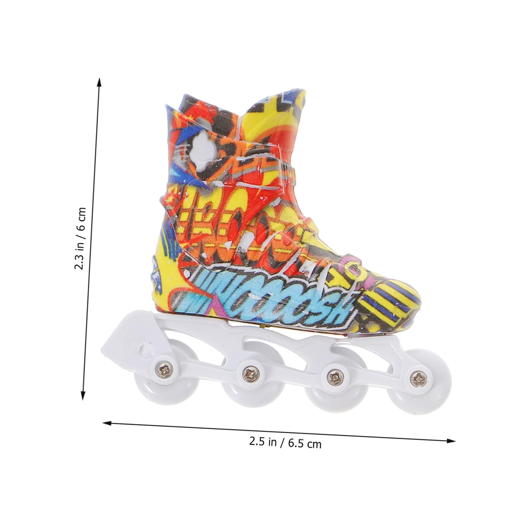 ifundom 2 Paar Fingerrollschuhe aus Kunststoff Realistisches Fingerskatel Spielzeug zur Fingerbeweglichkeit und Stressabbau Spielzeug für Schreibtisch Zufälliger Stil