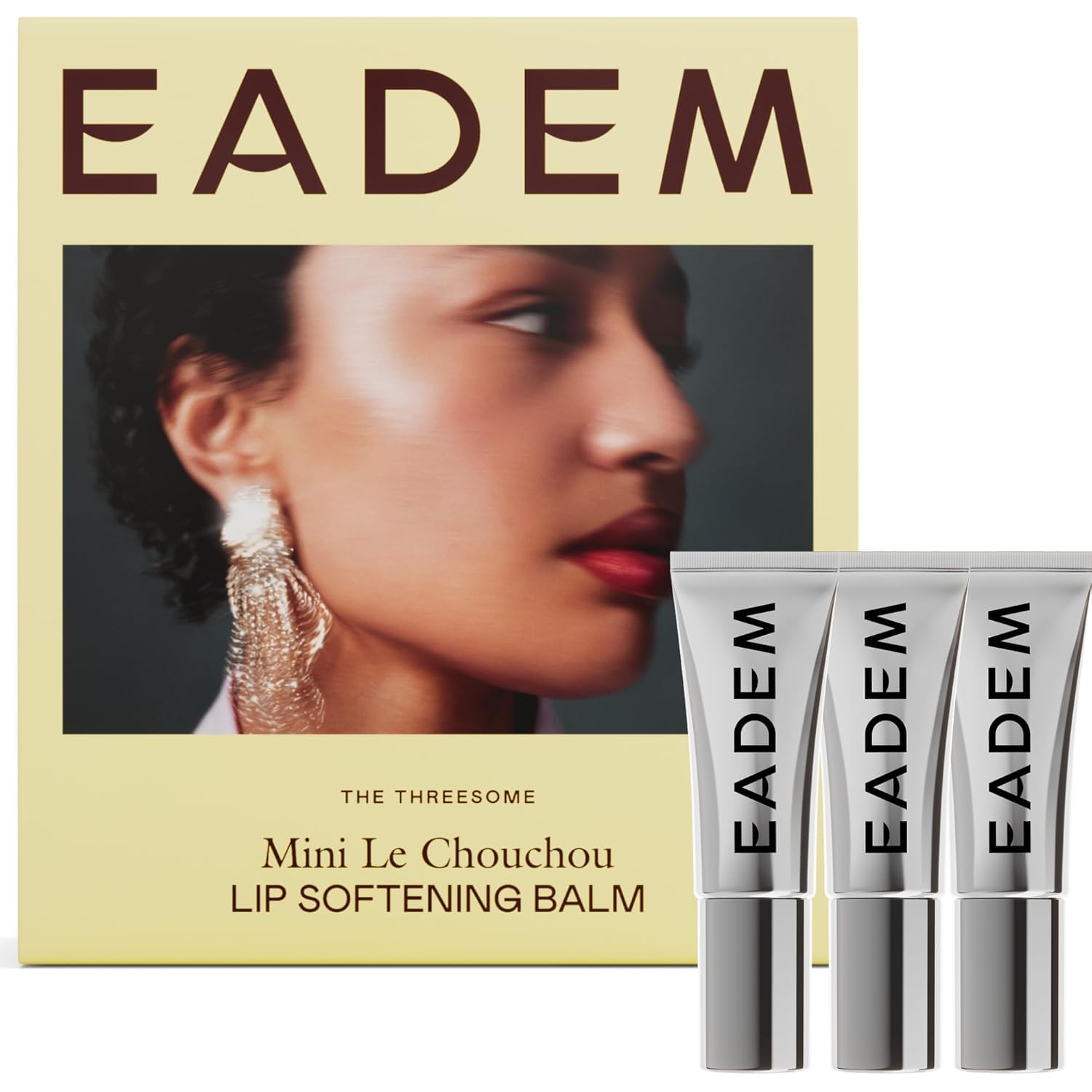 EADEM The Threesome: Three Mini Le Chouchou Lip Softening Balms, Lip Gloss for Women, Lip Plumper & Lip Mask, Overnight Hydrating & Moisturizing Luxury Lip Balm EADEM The Threesome: Three Mini Le Chouchou Lip Softening Balms, Lip Gloss for Women, Lip Plumper & Lip Mask, Overnight Hydrating & Moisturizing Luxury Lip Balm