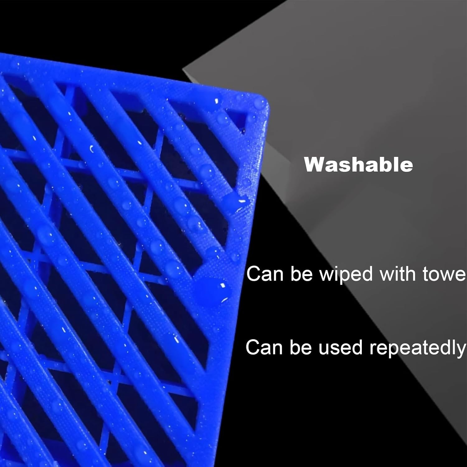 Plastic Pallets, Plastic Platform, Breathable Grid Ventilation Pallet, Applicable to Warehouses, Storage, Supermarkets, Industrial Environments(Blue,90x30x3cm/35x12x1in)