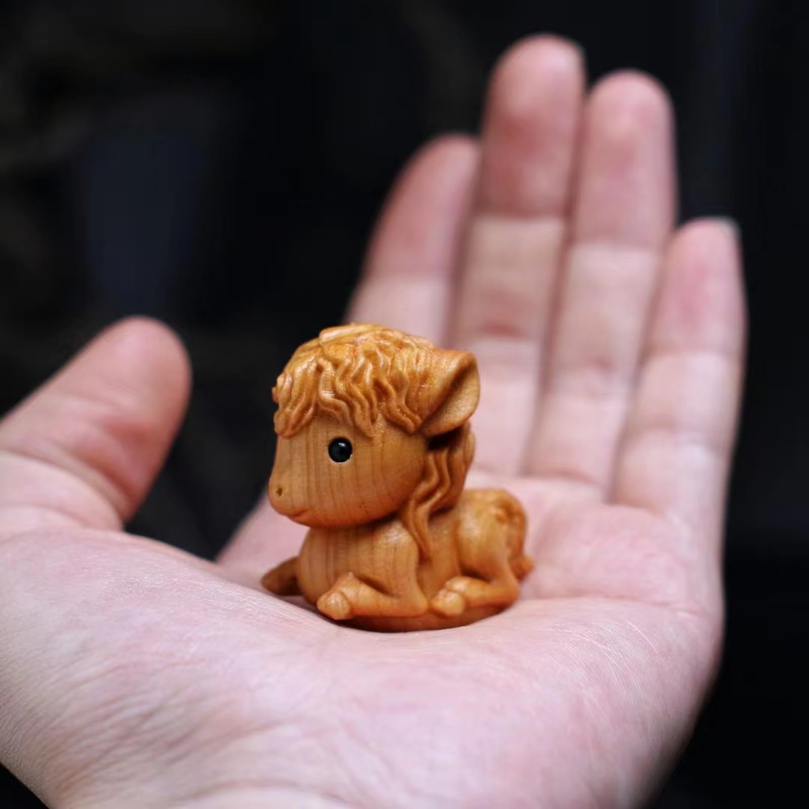 Amazon.co.jp: 2026年 干支 置物 置き物 コンパクト 午 馬 うま 木彫り