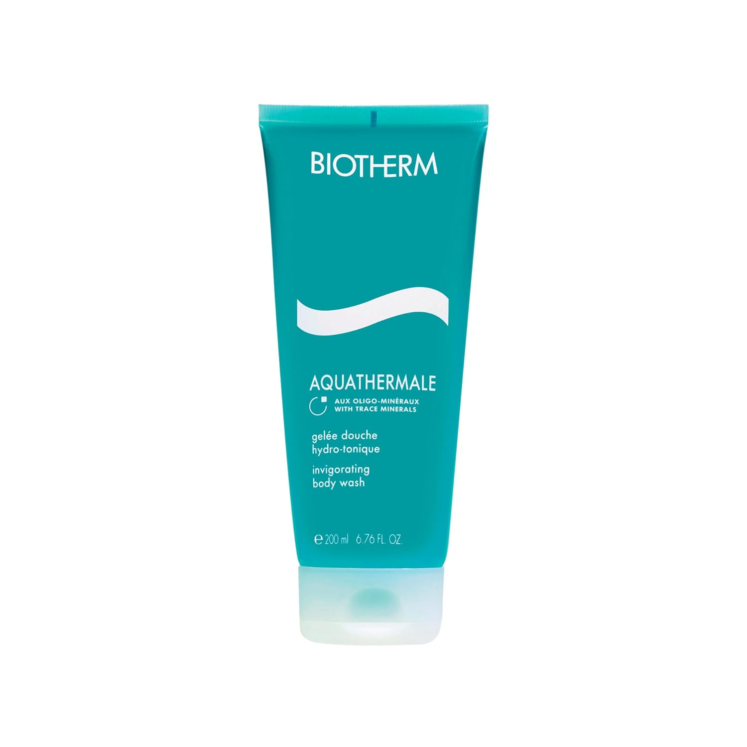 Biotherm Aquathermale Invigorating Body Wash, an Invigorating Shower Gel Suitable for Dry and Sensitive Skin, with Pure Thermal Water and Biotech Plankton for Fresh, Supple and Sof...