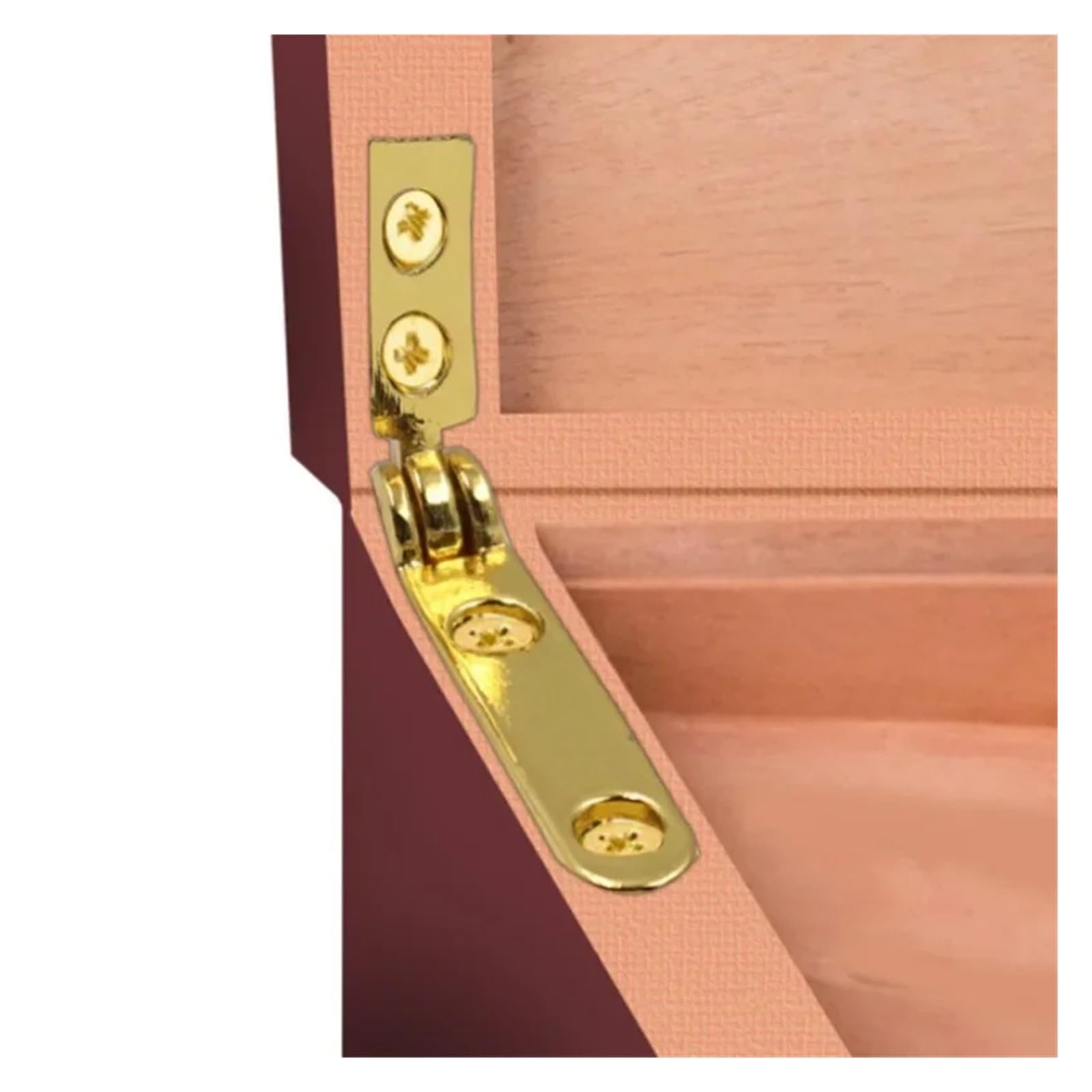 Bisagras de puerta resistentes con rodamiento de bolas, bisagra de resorte de soporte de aleación de zinc, 2 soportes de 30 x 20 x 6 mm para accesorios de muebles