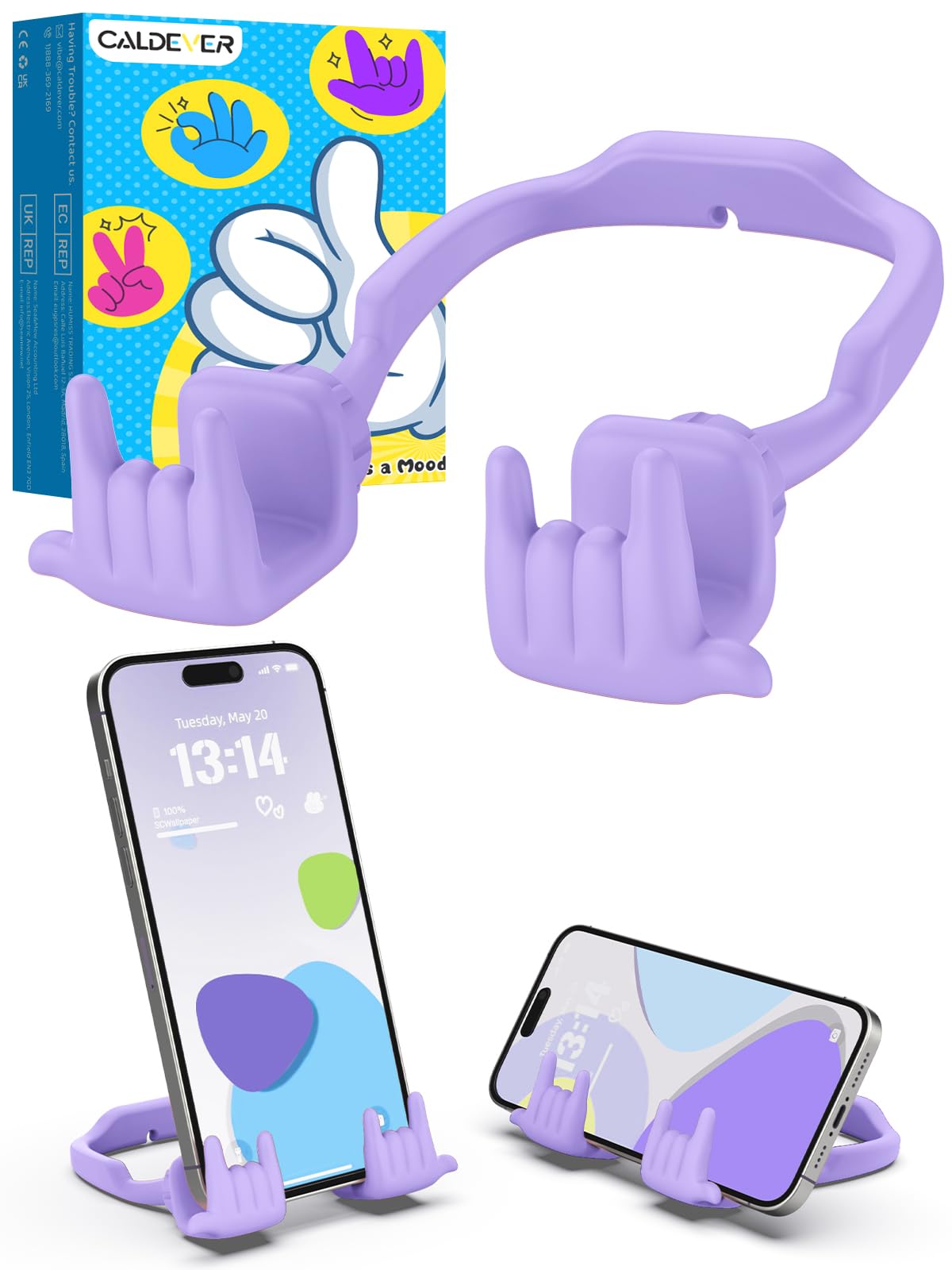 White Elephant Gifts for Christmas Adults Cell Phone Holder Adjustable