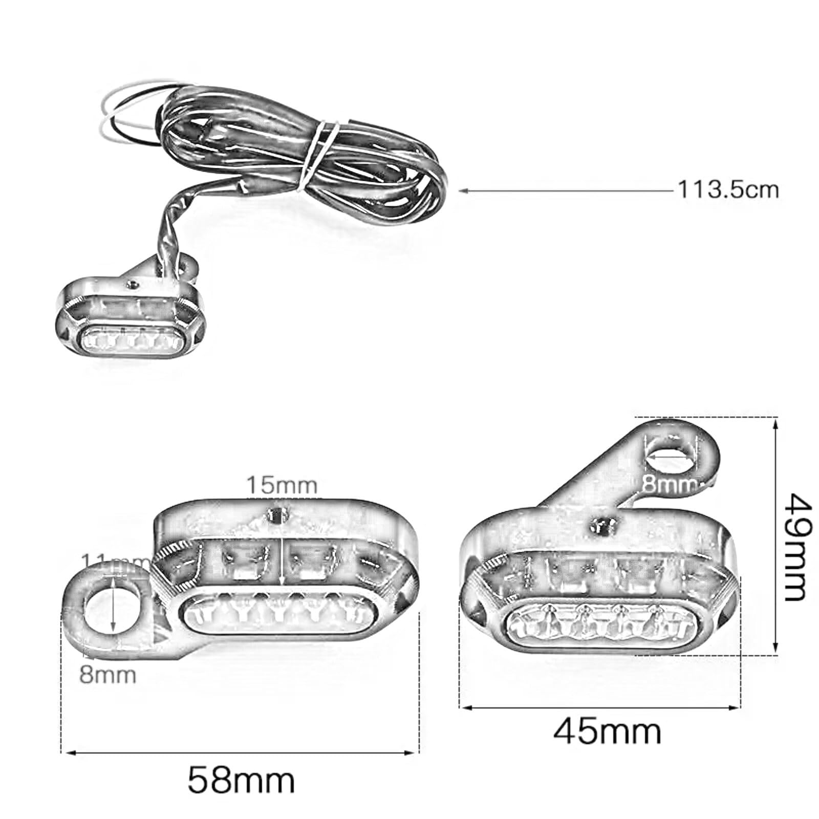 Per Sportster XL 1200 883 72 48 2004 2005 2006 2007 2008 2009 2010 2011-2022 Indicatori Di Direzione Indicatori Di Direzione Ambra Lampada Da Per Corsa(A)