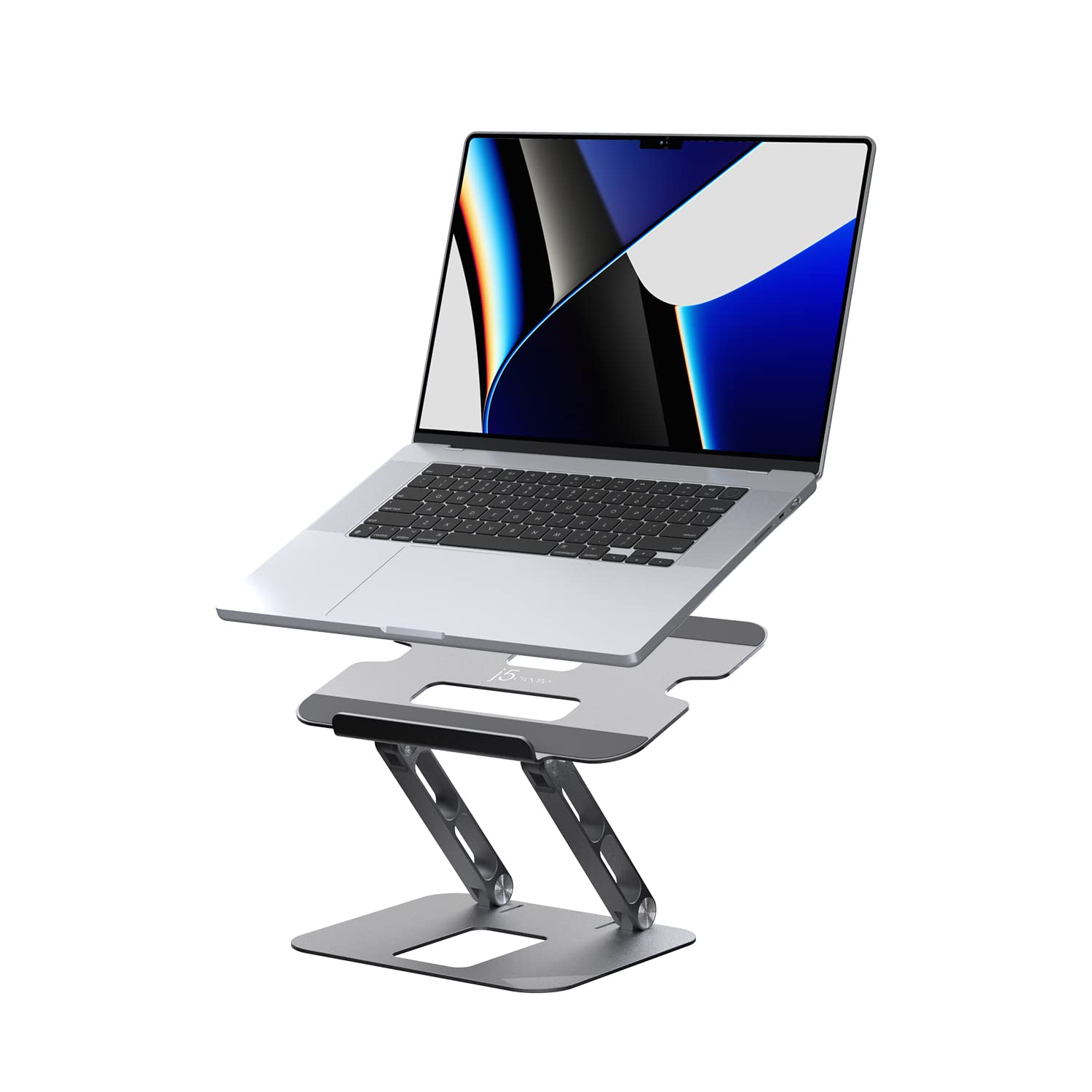 j5create Multi-Angle Aluminum Laptop Stand, Ergonomic Notebook Riser, Suitable for MacBook, Dell, HP, Lenovo, Fits Most laptops up to 16″ (JTS127) j5create Multi-Angle Aluminum Laptop Stand, Ergonomic Notebook Riser, Suitable for MacBook, Dell, HP, Lenovo, Fits Most laptops up to 16″ (JTS127)