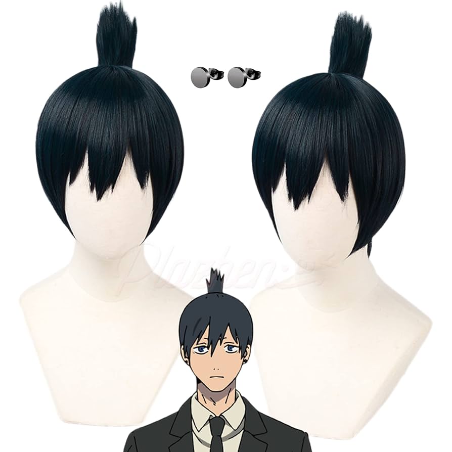 チェンソーマン 早川アキ ウィッグ チェンソーマン 早川アキのウィッグセットの作り方 | TikTok