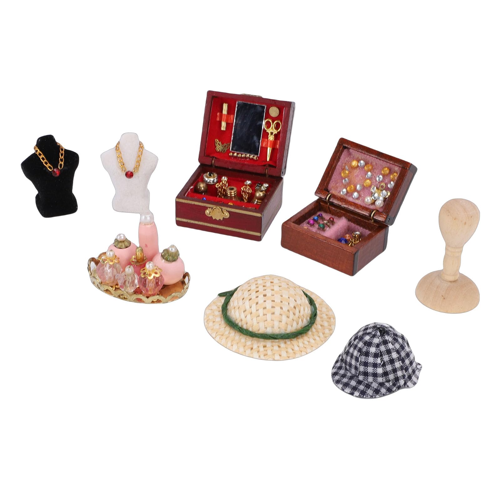 Accessori per case delle bambole in miniatura Dettagli intricati per la scena di una casa delle bambole realizzata in scala 1:12