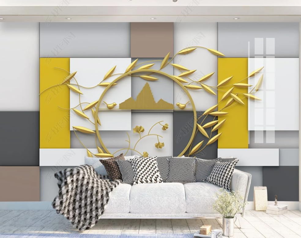 Papier peint intissé paysage pour masquer les défauts du mur - 2