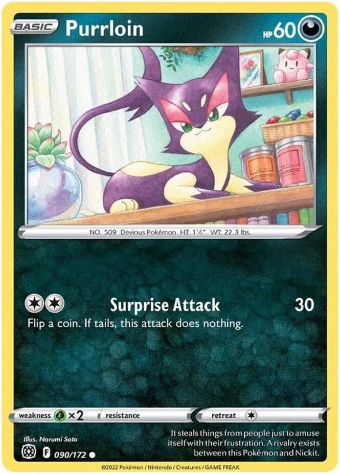 Purrloin - 090/172 - Brilliant Stars - NM/M