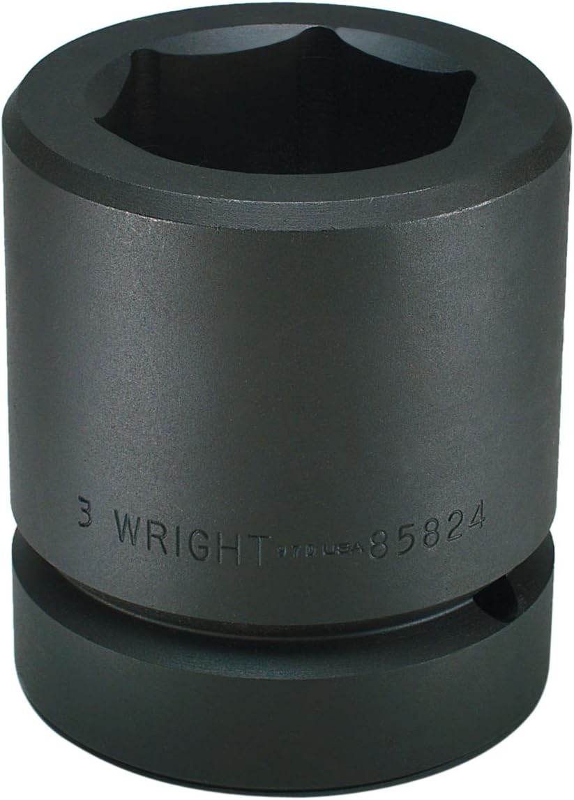 Wright Tool858-175MM 175MM 2-1/2-Inch Drive 6 Point Standard Metric Impact Socket