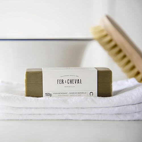 Miniatura 5 de Fer à Cheval Marseille - Removedor de manchas de jabón, paquete de 2 unidades, natural, hipoalergénico, solución de lavandería de tamaño de viaje,